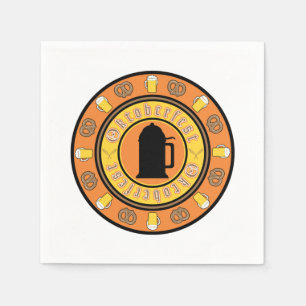 Beer and Pretzels Napkins