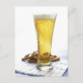 Beer And Pretzels Postcard by prophoto at Zazzle