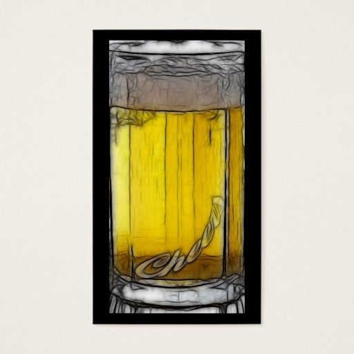 Customizable Beer ATC Business Cards