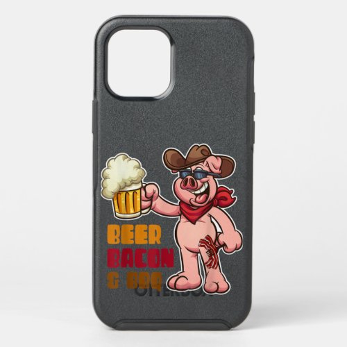 Beer Bacon And Barbecue Food Breakfast Bacon T_Shi OtterBox Symmetry iPhone 12 Pro Case