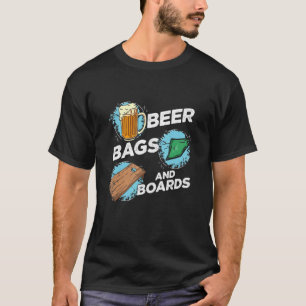 Beer Bags And Boards Bean Bags Toss Cornhole T-Shirt