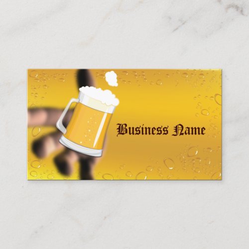 Beer Bar Liquor Store Business Card