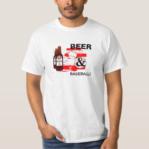 Beer  Baseball Version 4 T_Shirt