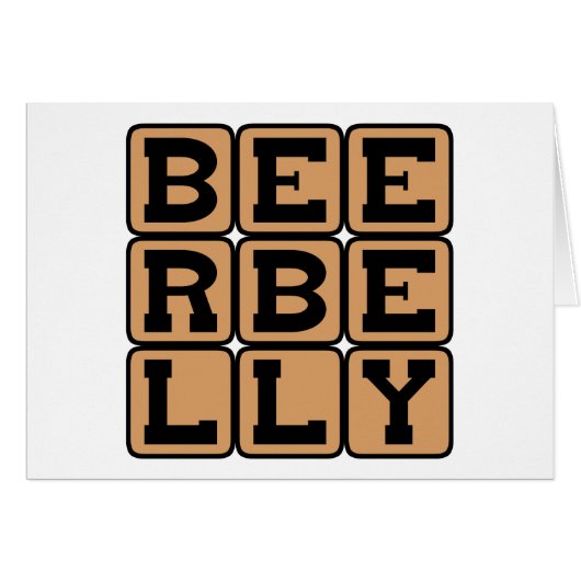 Beer Belly, Side Effect of Partaking Ale Cards (Front Horizontal)