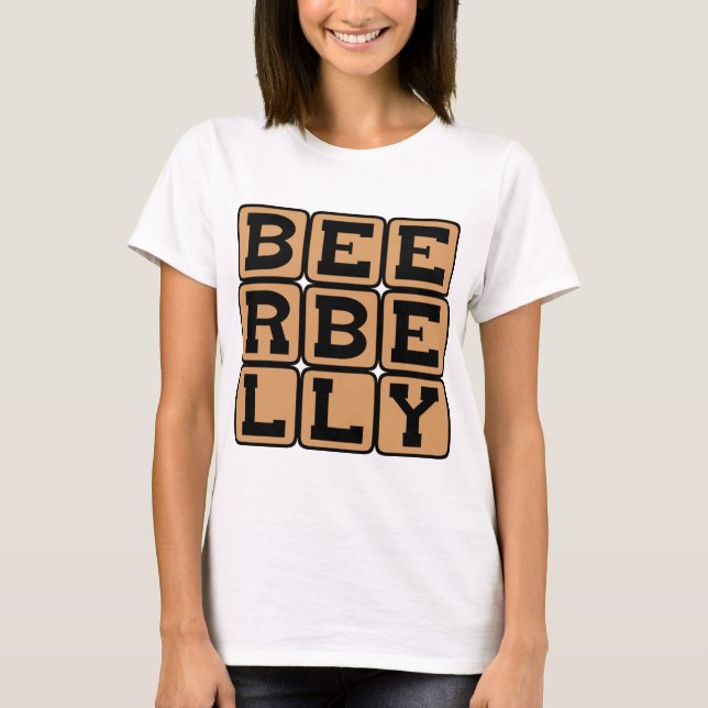 Beer Belly, Side Effect of Partaking Ale T-Shirt (Front)