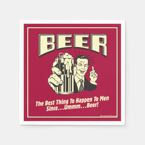 Beer Best Thing Since Beer Napkins