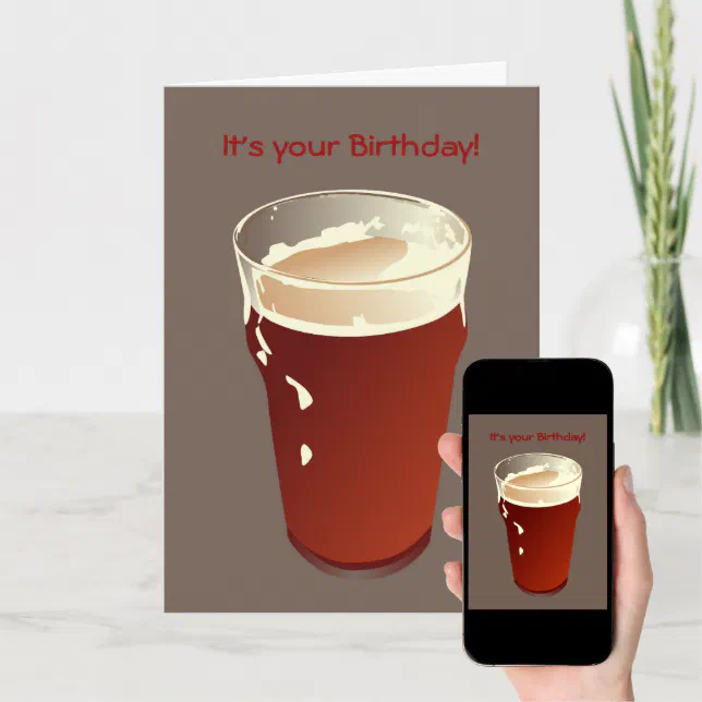 Beer Birthday Card | Zazzle
