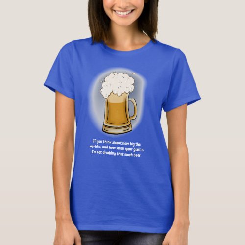 Beer Blue Womens T_Shirt