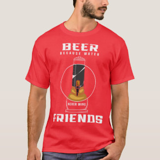 Beer bong with Pressure T-Shirt