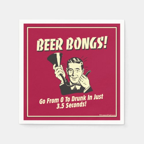 Beer Bongs Go From 0 To Drunk In 35 Napkins