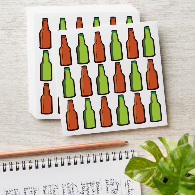 Beer Bottle Drink Party Envelope (Stacked)