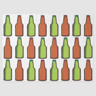 Beer Bottle Drink Party Tissue Paper