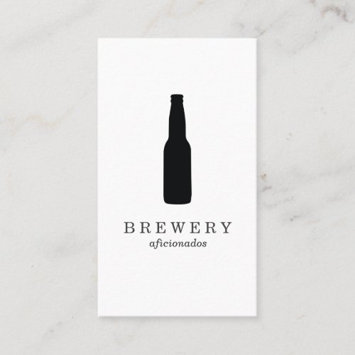 Beer Bottle  Enthusiast Business Card