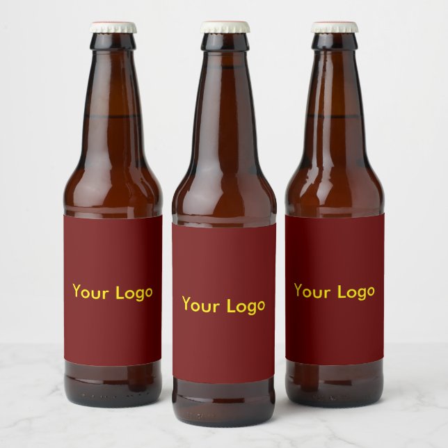 Beer bottle logo craft beerlabel beer bottle label (Bottles)