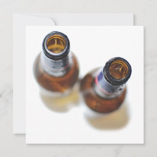 Beer Bottles Invitations