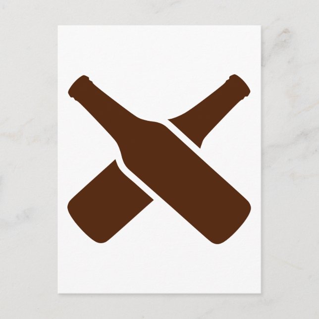 Beer bottles postcard (Front)