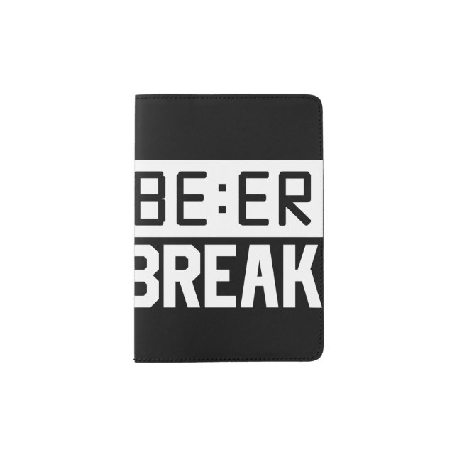 beer break  passport holder (Front)