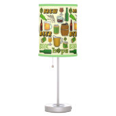 Beer Brew Bar Pattern Table Lamp (Right)