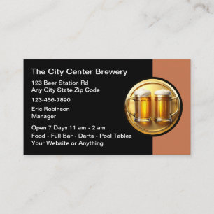 Beer Brewery Beer Mugs Business Cards