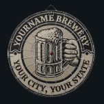 Beer Brewing Personalized NAME Brewery Big Mug   Dart Board<br><div class="desc">Personalized NAME Beer MUG Slammer Brewery Bar design,  featuring craft beer tap. Customize with your NAME or Custom Text!</div>