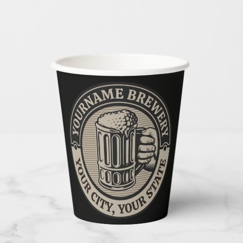 Beer Brewing Personalized NAME Brewery Big Mug  Paper Cups