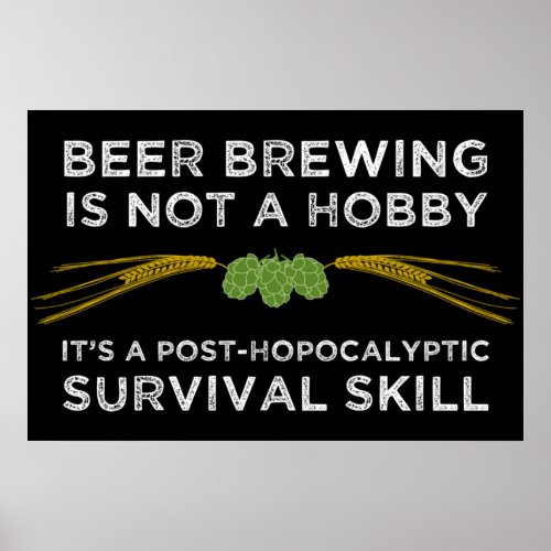 Beer Brewing Post_Hopocalyptic Survival Skill Poster