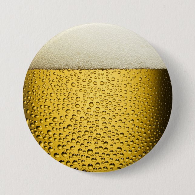 Beer Bubbles 1 Button (Front)