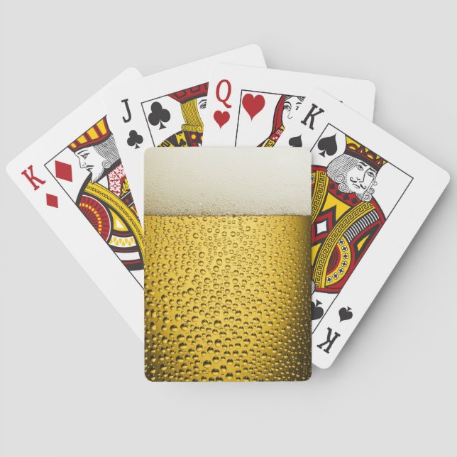 Beer Bubbles 1 Poker Cards (Back)