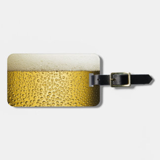 Beer Bubbles Ale Amber Drink Luggage Tag