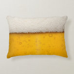 Beer Bubbles Background Pattern Accent Pillow