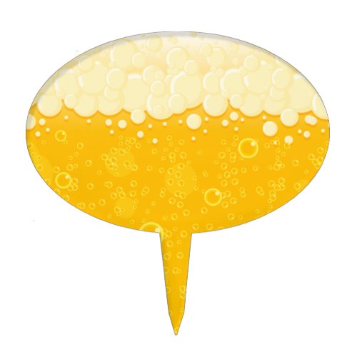 Beer Bubbles  Cake Topper