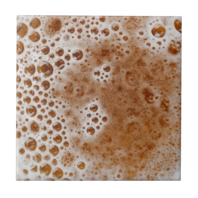 BEER BUBBLES CERAMIC TILE (Front)