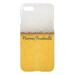 Beer Bubbles Close-Up Funny Drinking Name iPhone SE/8/7 Case