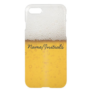 Beer Bubbles Close-Up Funny Drinking Name iPhone SE/8/7 Case