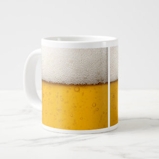 Beer Bubbles Close-Up Giant Coffee Mug