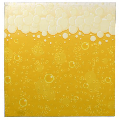 Beer Bubbles  Cloth Napkin