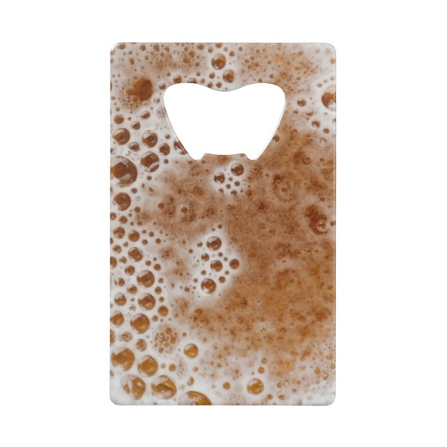 BEER BUBBLES CREDIT CARD BOTTLE OPENER (Front)