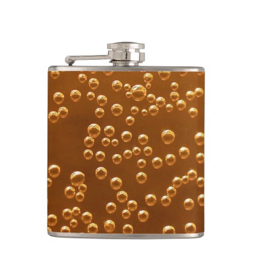 Beer Bubbles Flask