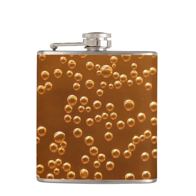 Beer Bubbles Flask (Front)