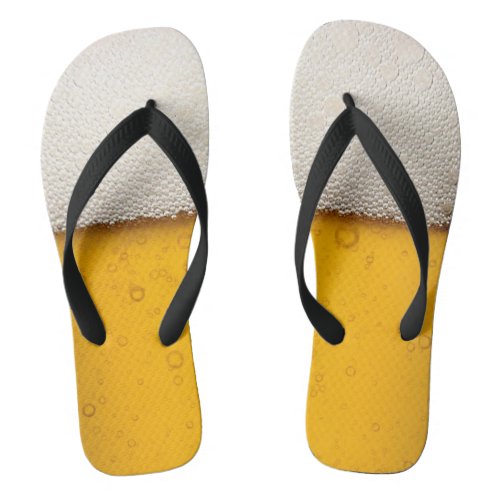 Beer Bubbles Flip Flops