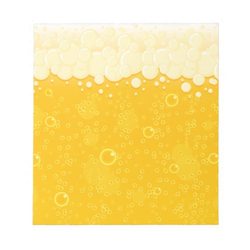 Beer Bubbles  Notepad