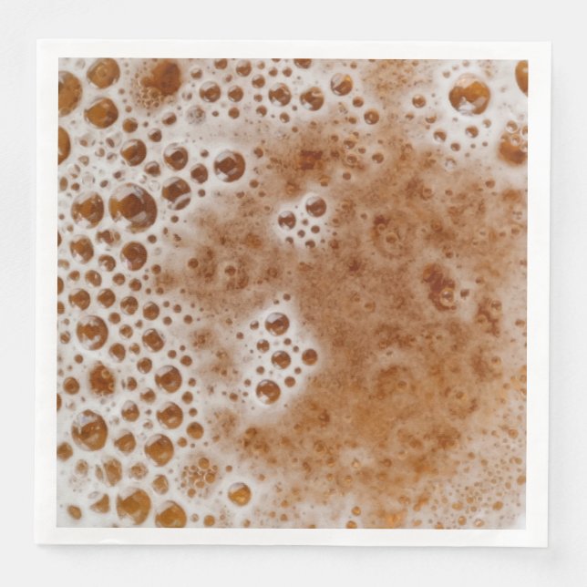 BEER BUBBLES PAPER DINNER NAPKINS (Front)