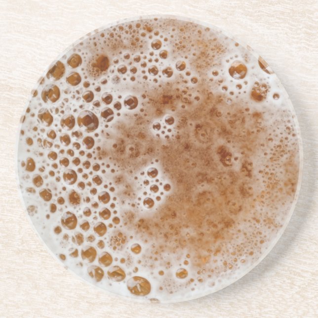 BEER BUBBLES SANDSTONE COASTER (Front)