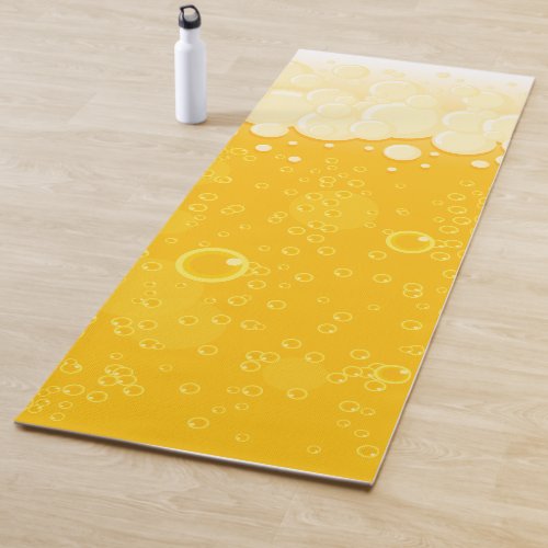 Beer Bubbles  Yoga Mat