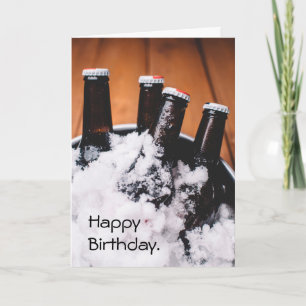 Beer Bucket List Birthday Card