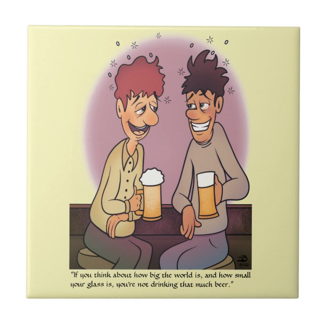Beer Buddies Ceramic Tile (Front)