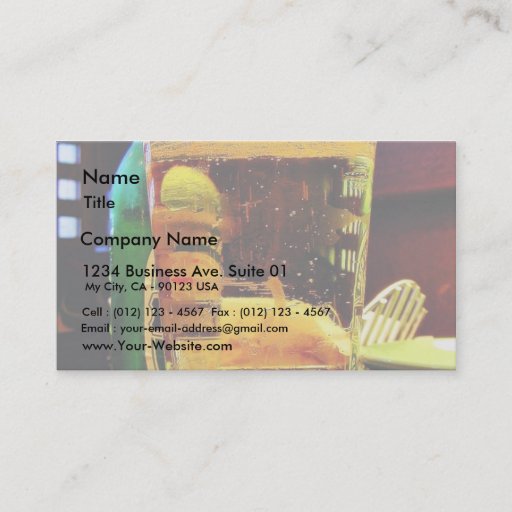 Customizable Beer Business Card Template