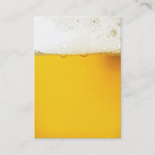 Customizable Beer Business Card
