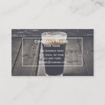 Beer Business Card by bbourdages at Zazzle