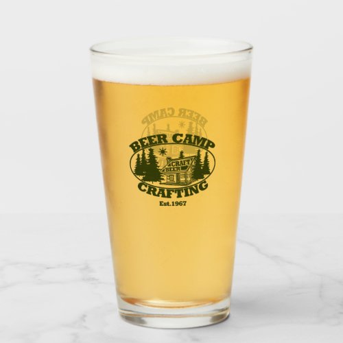 Beer Camp Crafting Est1967 Glass